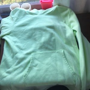 Lime green hoodie